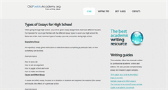 Desktop Screenshot of oldpuebloacademy.org
