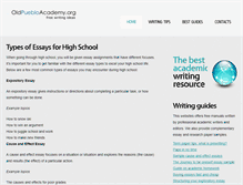 Tablet Screenshot of oldpuebloacademy.org
